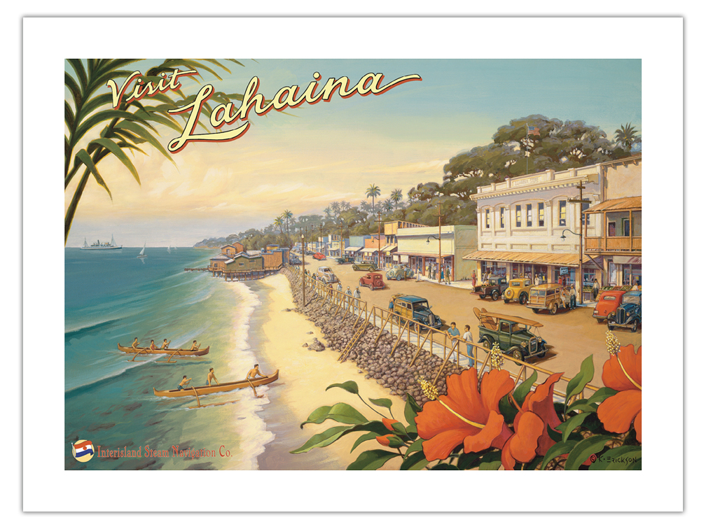 Aloha Hawaii Postcards-Kerne Erickson