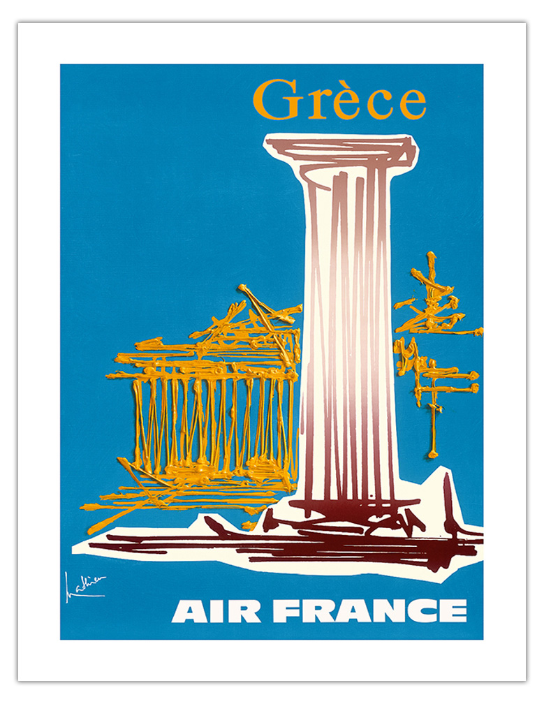 Greece original vintage travel poster - VINTAGE POSTER