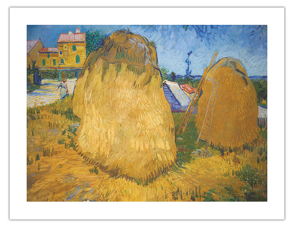 Haystacks In Provence, 1888 By Vincent Van Gogh Portable Battery Charger