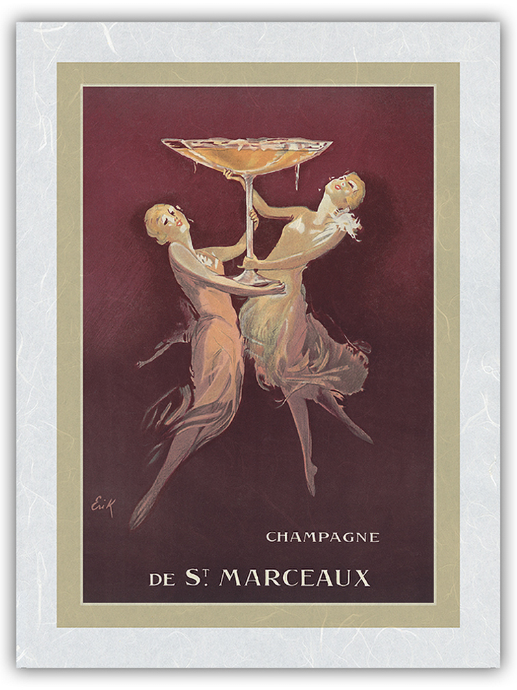 De St. Marceaux - French Champagne - Vintage Advertising Poster by Erik c.1935