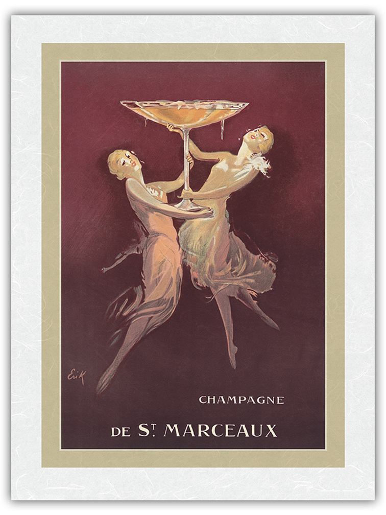 De St. Marceaux - French Champagne - Vintage Advertising Poster by Erik c.1935