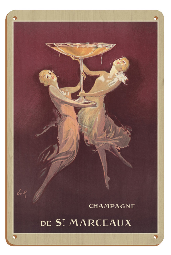 De St. Marceaux - French Champagne - Vintage Advertising Poster by Erik c.1935