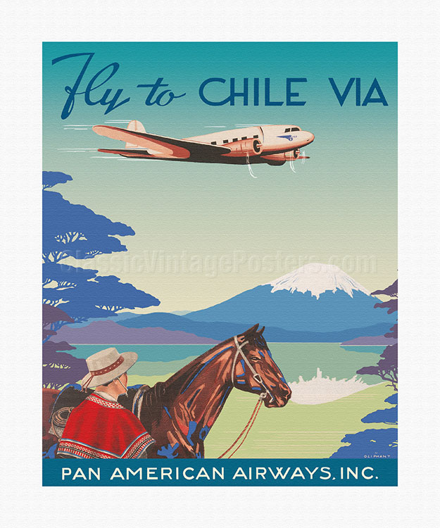 Pan American World Airways Travel Posters