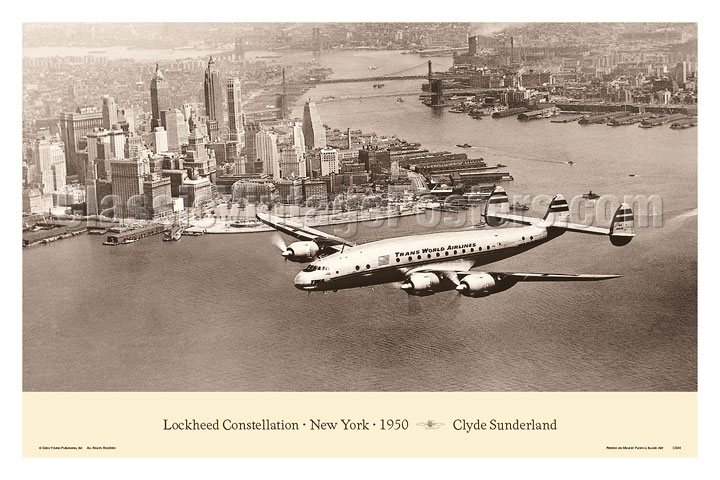 Art Prints & Posters - Lockheed Constellation (