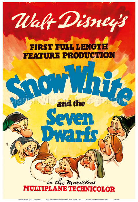 Art Prints & Posters - Walt Disney's Snow White and the Seven