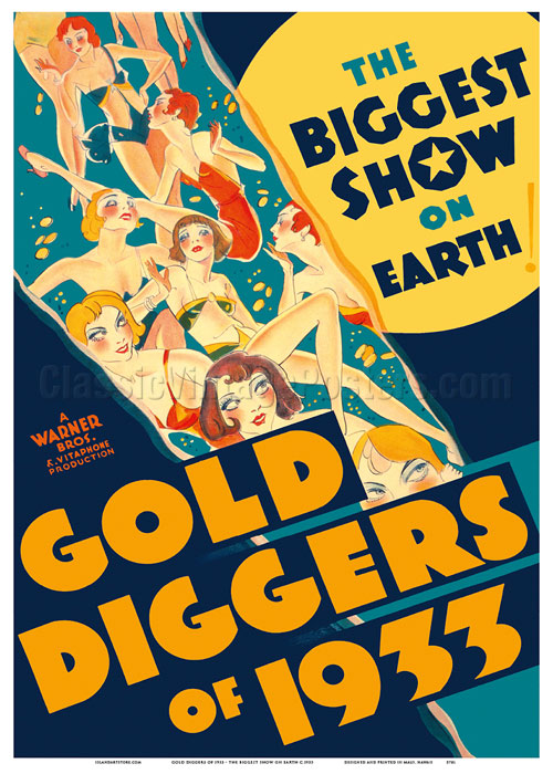 Gold Diggers of 1933 (Warner Brothers, 1933). Pressbook (Multiple