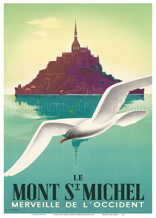 The Mont-Saint-Michel, Posters, Art Prints, Wall Murals