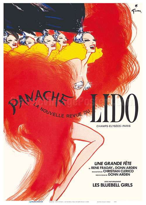 Art Prints & Posters - Panache - Lido of Paris - Fine Art Prints & Posters