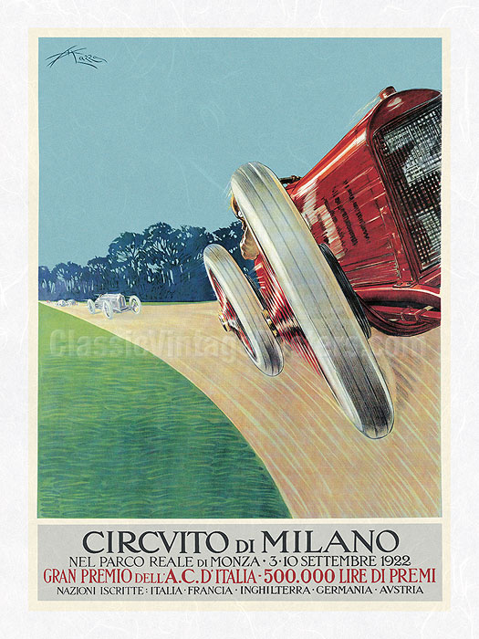 POSTER STAMPS ITALIAN 1995 FERRARI CLUB VIGNOLA offers RACING