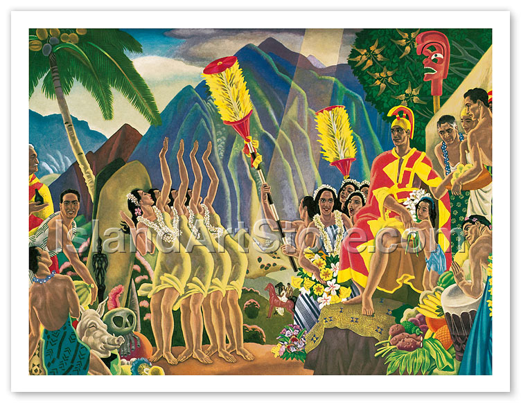 Proberen Nucleair Wapenstilstand Fine Art Prints & Posters - Pomp and Circumstance, Hawaiian Traditional  Ceremony - Fine Art Prints & Posters - IslandArtStore.com