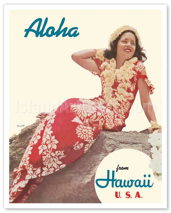 Sold Girls SCOTCH & SODA Keoni Postcard Print Luau Islands Hawaii Dress Size 12 / 152