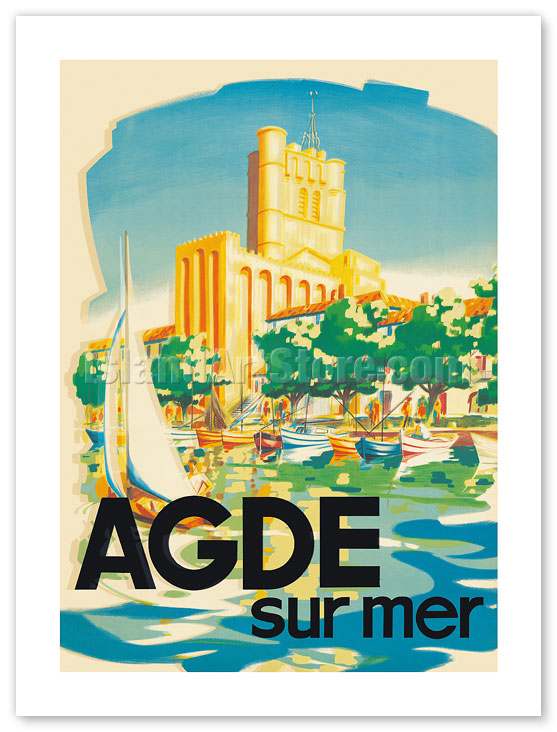 Fine Art Prints & Posters - Agde, France - On the Sea (Sur Mer