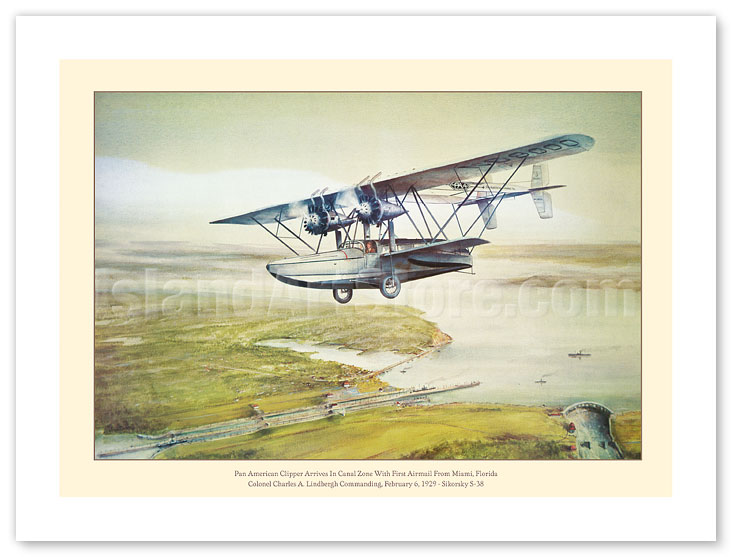 Fine Art Prints & Posters - Pan American World Airways - Sikorsky S 