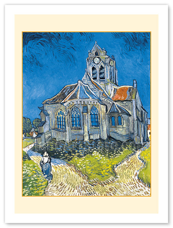 Fine Art Prints Posters The Church at Auvers Sur Oise France