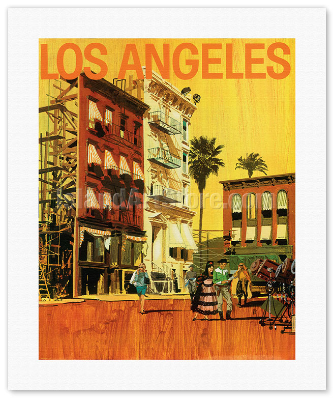 Vintage Poster Los Angeles California - Fineartsfrance