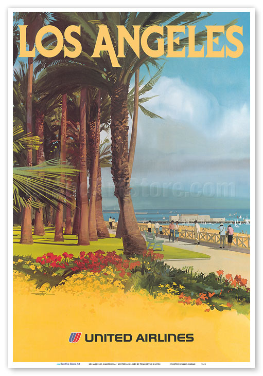 Fine Art Prints & Posters - Los Angeles, California - c. 1970's