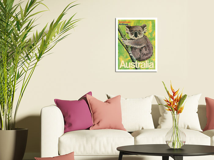 Art Prints Posters Australia Koala Bear In Tree American